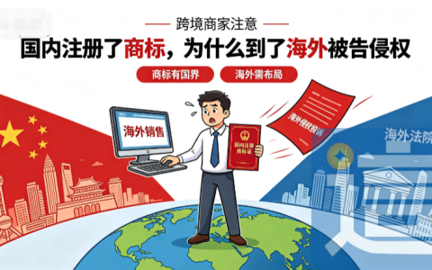 跨境商家注意：国内注册了商标，为什么到了海外被告侵权？