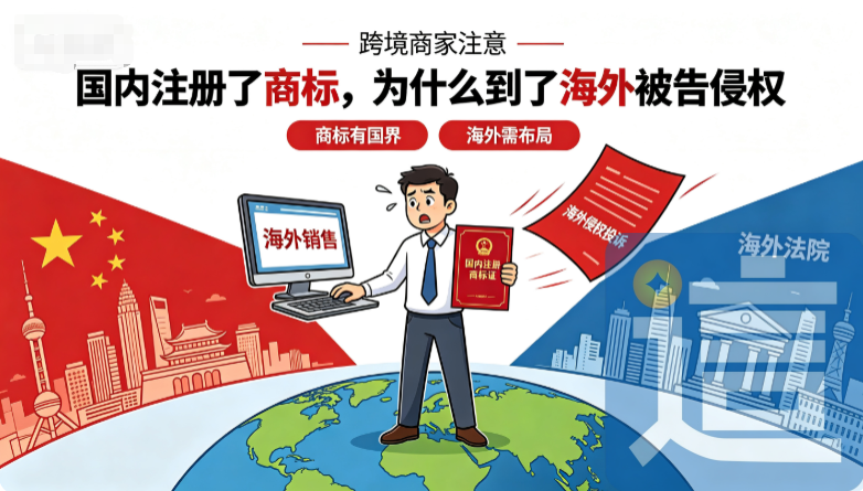 跨境商家注意:国内注册了商标,为什么到了海外被告侵权?